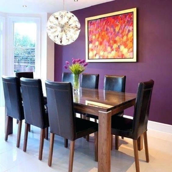 Dining Room Color Ideas: Purple Paint
