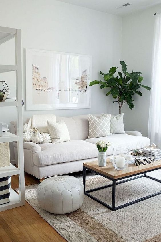 Small Living Room: Earthy Neutral Decor
