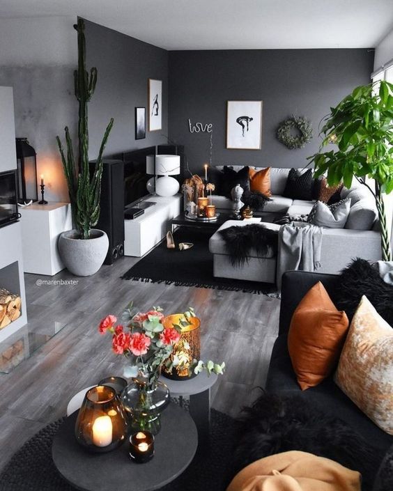 Black Living Room: 20+ Sophisticated Stylish Ideas with Unique Decor