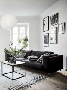 Black Living Room: 20+ Sophisticated Stylish Ideas with Unique Decor ...