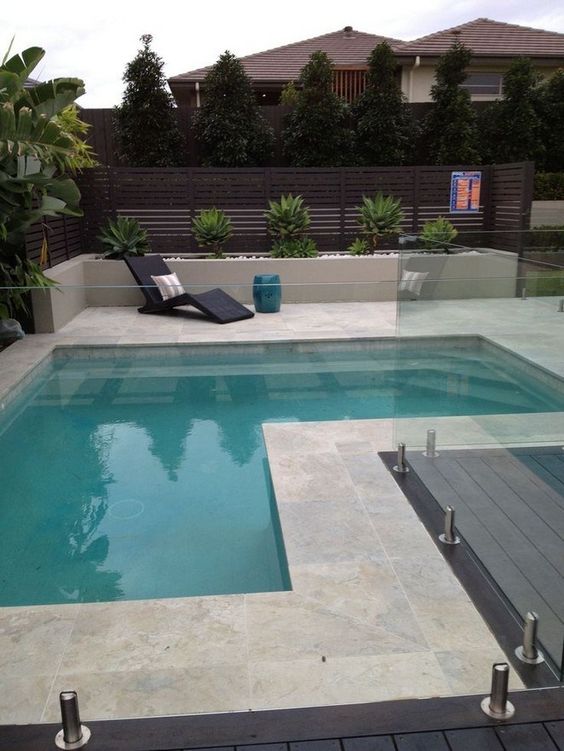 Inground Swimming Pool: Stylish Modern Design