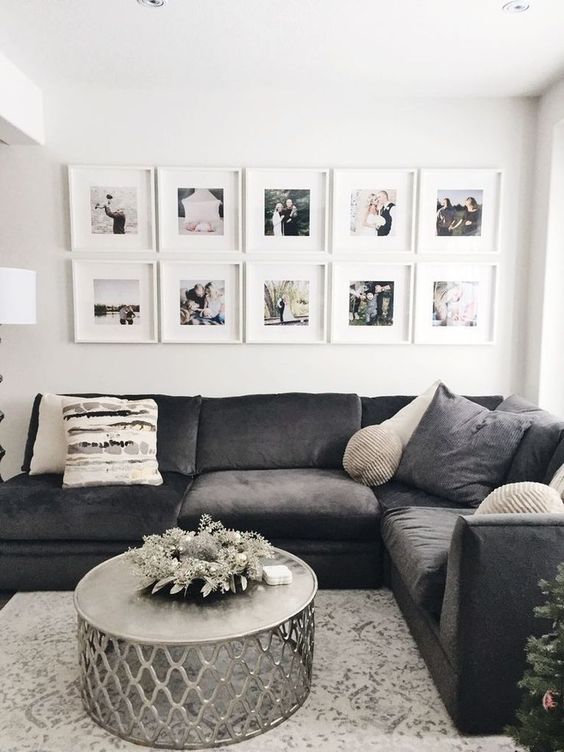 Living Room Apartment Ideas: Elegant Monochrome Decor