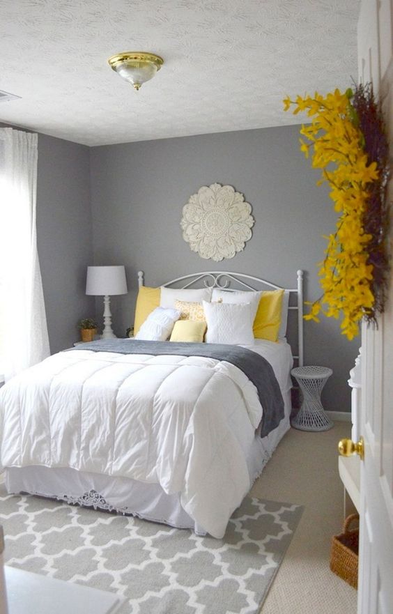 Gray Bedroom Ideas: Gorgeous Spring Decor