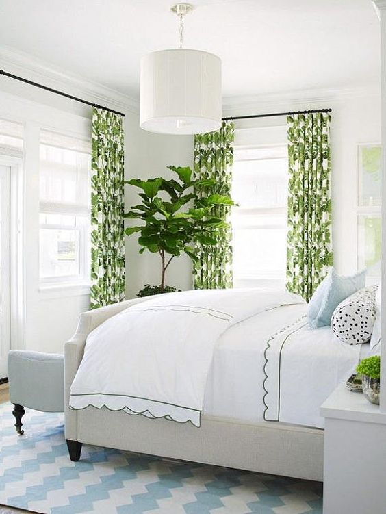 Green Bedroom Ideas: Freshly Bright Decor