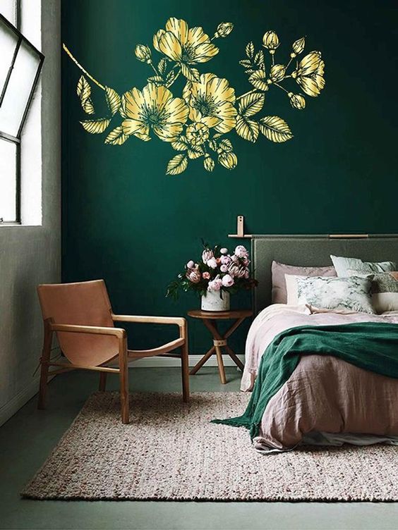 Green Bedroom Ideas: Elegant Catchy Decor