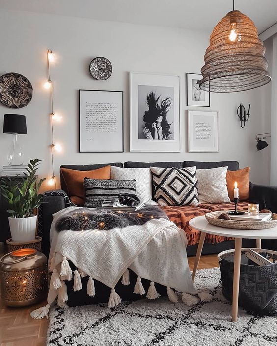 Simple Living Room Ideas: Catchy Boho Decor