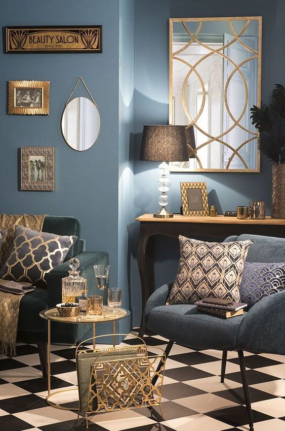 blue living room ideas 18