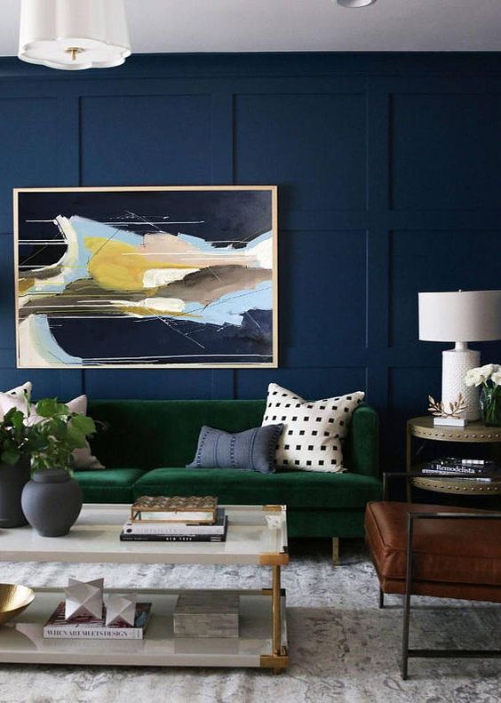 Blue Living Room Ideas: Gorgeous Eclectic Decor