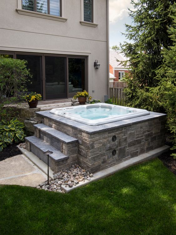 Hot Tub Landscaping Ideas 10