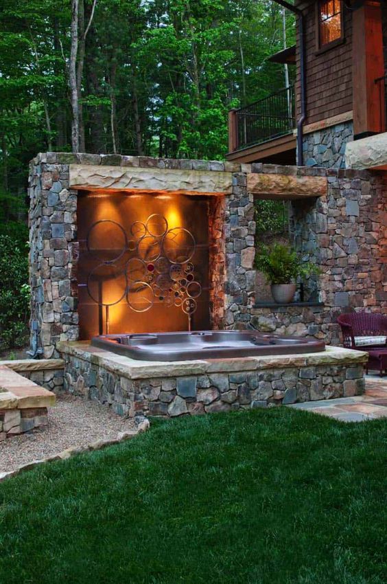 Hot Tub Landscaping Ideas 11