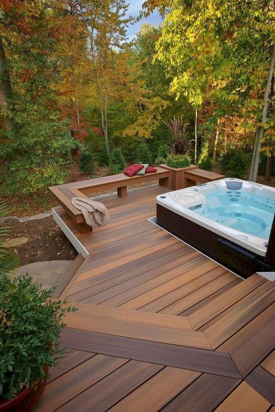 Hot Tub Landscaping Ideas 13