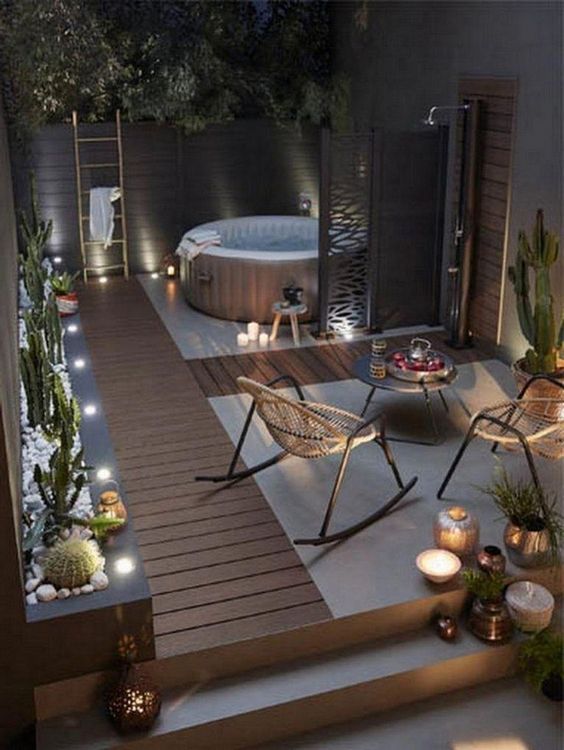 Hot Tub Landscaping Ideas 18