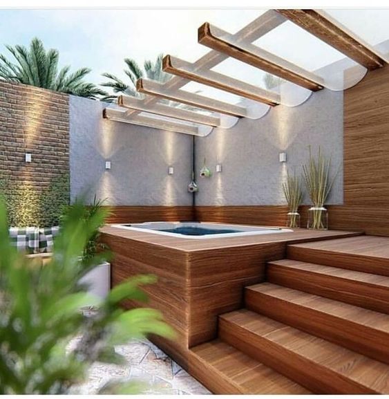 Hot Tub Landscaping Ideas 20