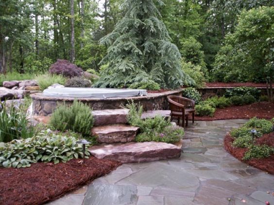 Hot Tub Landscaping Ideas 26