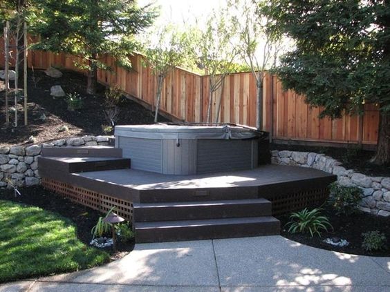 Hot Tub Landscaping Ideas 27