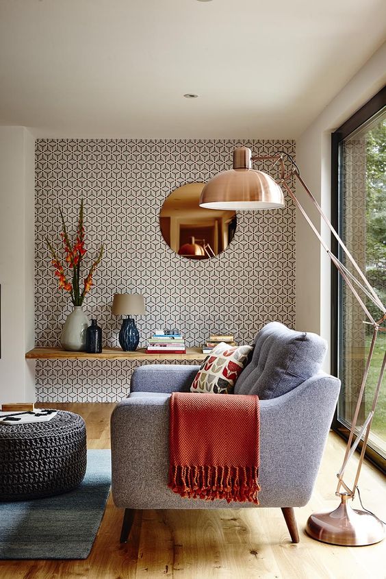 Living Room Wallpaper Ideas: Eye-Catching Decorative Spot